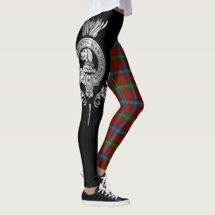 Clan Forrester Crest & Tartan Leggings
