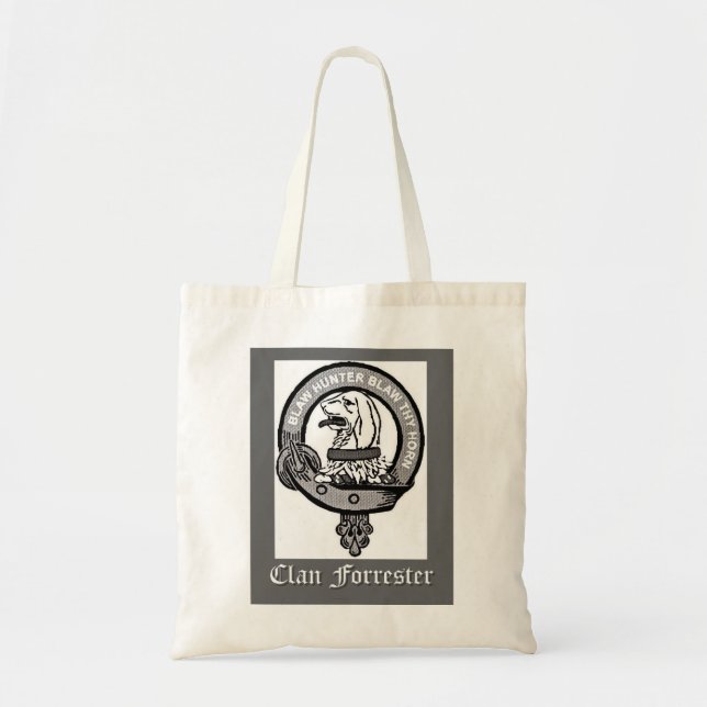 Clan Forrester Crest Tote Bag (Front)
