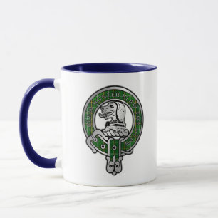 Clan Forrester / Foster Crest & Hunting Tartan Mug