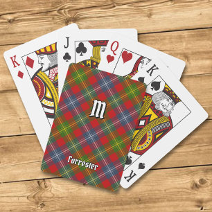 Clan Forrester Tartan Playing Cards