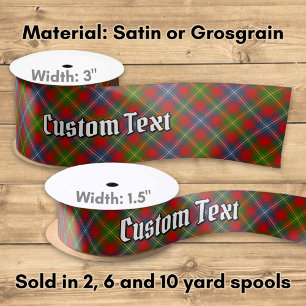 Clan Forrester Tartan Satin Ribbon