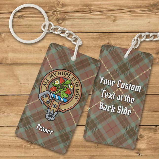 Clan Fraser Crest Acrylic Keychain (Creator Uploaded)