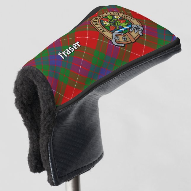 Clan Fraser Crest Golf Head Cover (3/4 Front)