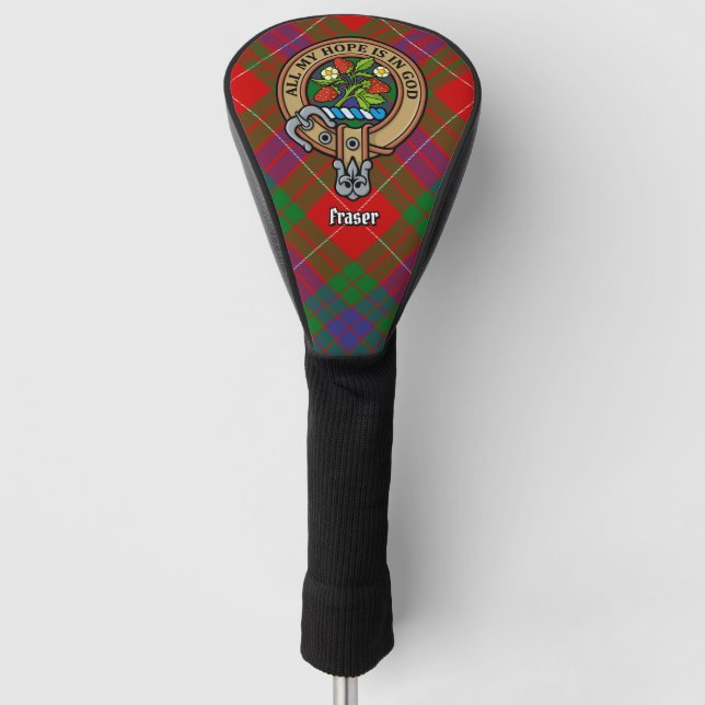 Clan Fraser Crest Golf Head Cover (Front)