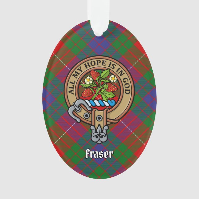 Clan Fraser Crest Ornament (Front)