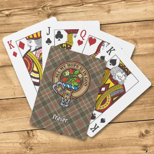 Clan Fraser Crest Playing Cards