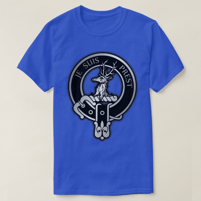 Clan Fraser Crest Tartan 1 T-Shirt (Design Front)