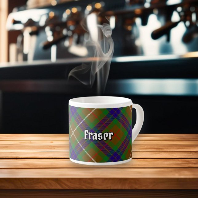 Clan Fraser Hunting Tartan Espresso Cup (Creator Uploaded)