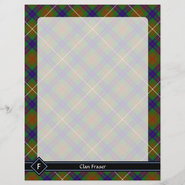 Clan Fraser Hunting Tartan Flyer (Front)