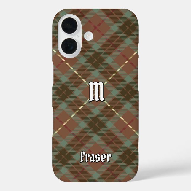 Clan Fraser Hunting Weathered Tartan Case-Mate Case-Mate iPhone Case (Back)