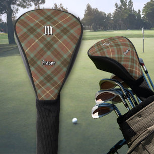 Clan Fraser Hunting Weathered Tartan Golf Head Cover