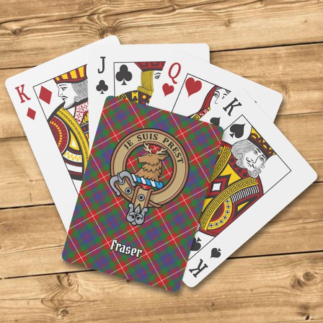 Clan Fraser of Lovat Crest Playing Cards (Creator Uploaded)