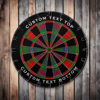 Clan Fraser Tartan Dart Board