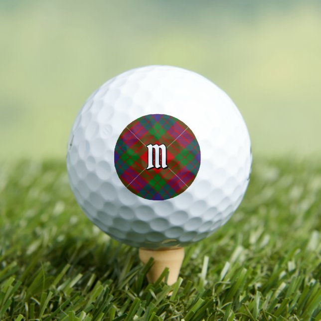 Clan Fraser Tartan Golf Balls (Insitu Tee)