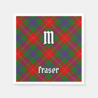 Clan Fraser Tartan Napkins