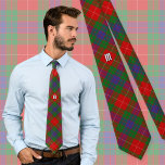 Clan Fraser Tartan Neck Tie<br><div class="desc">Clan Fraser traditional tartan with modern colours. Custom monogram.</div>