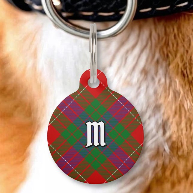 Clan Fraser Tartan Pet ID Tag (Creator Uploaded)