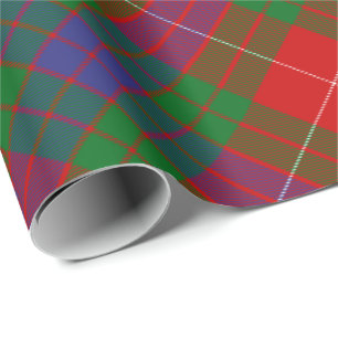 Clan Fraser Tartan Wrapping Paper