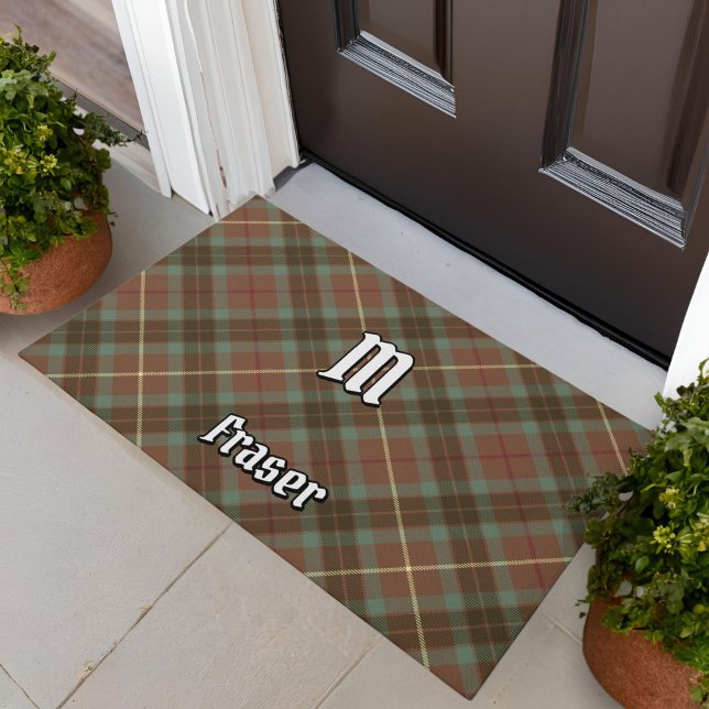 Clan Fraser Weathered Hunting Tartan Doormat (Creator Uploaded)
