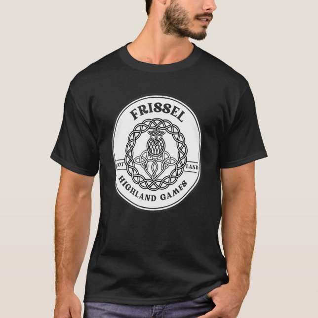 Clan Frissel Scottish Thistle Highland Games T-Shirt (Front)