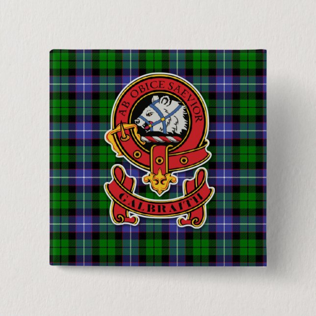 Clan Galbraith Button Badge (Front)