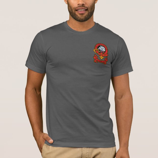 Clan Galbraith Mens T-shirts with Crest (Front)