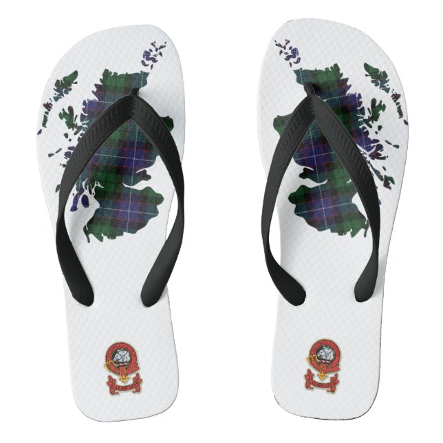 Clan Galbraith Sandals / Flip Flops (Footbed)