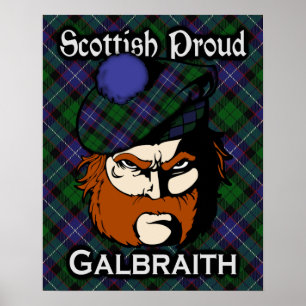 Clan Galbraith Scottish Tartan Poster