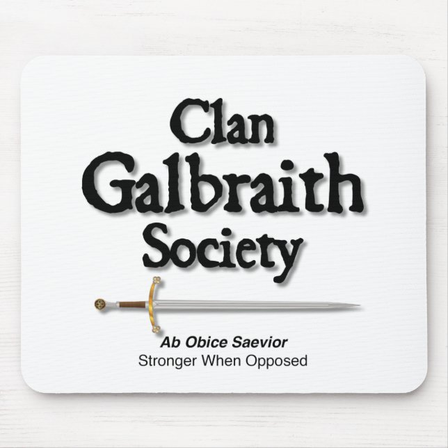 Clan Galbraith Society Mouse Pad (Front)