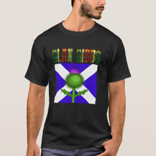 Clan Gibbs Tartan Scottish Family Name Scotland Pr T-Shirt