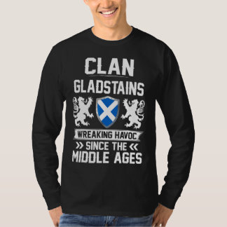 Clan Gladstains Scottish Family Clan Scotland Wrea T-Shirt