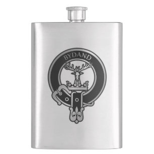 Clan Gordon Crest Flask