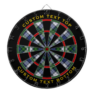 Clan Gordon Dress Tartan Dart Board