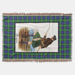 Clan Gordon Old Scottish Dream Throw Blanket