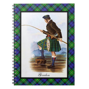 Clan Gordon Scottish Highland Dreams Spiral Notebook