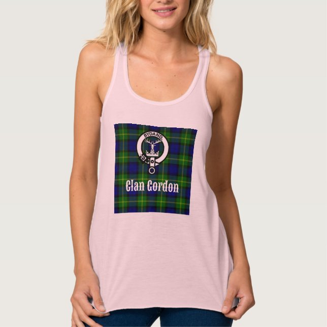 Clan Gordon Tartan Crest Singlet (Front)