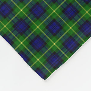 Clan Gordon Tartan Fleece Blanket