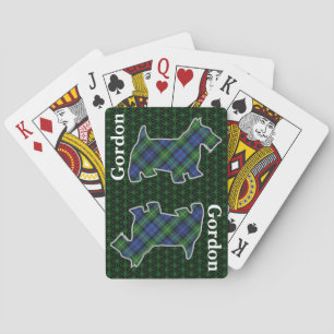 Clan Gordon Tartan Scottish Terrier Edition Playing Cards