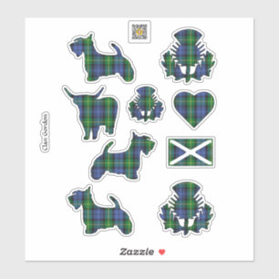 Clan Gordon Tartan Sticker