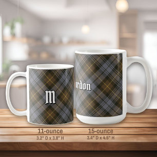 Clan Gordon Weathered Tartan Coffee Mug