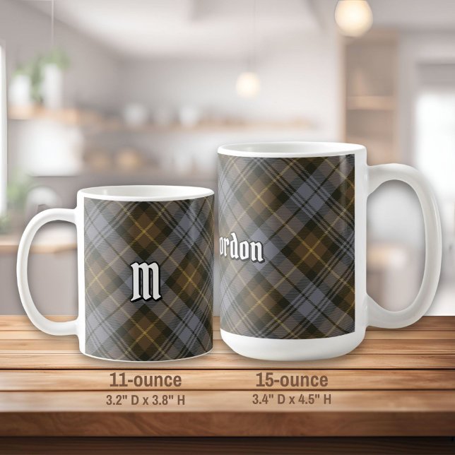 Clan Gordon Weathered Tartan Coffee Mug (Creator Uploaded)