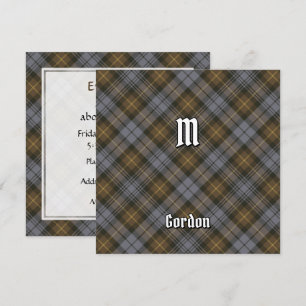 Clan Gordon Weathered Tartan Invitation
