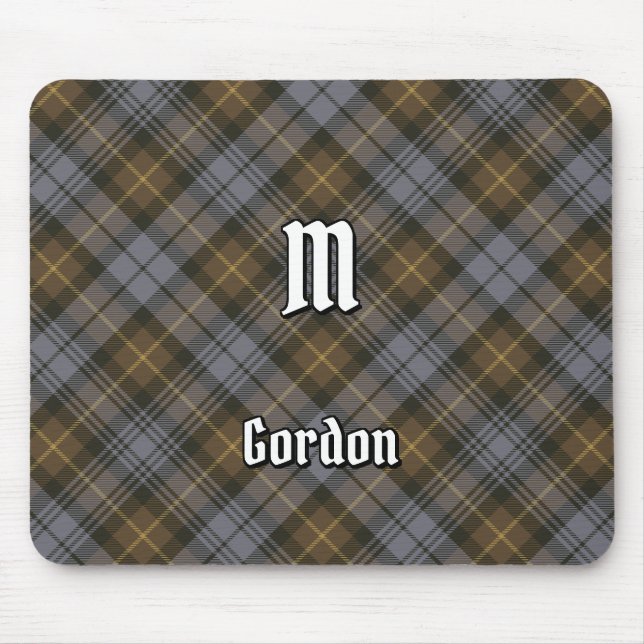 Clan Gordon Weathered Tartan Mouse Pad (Front)