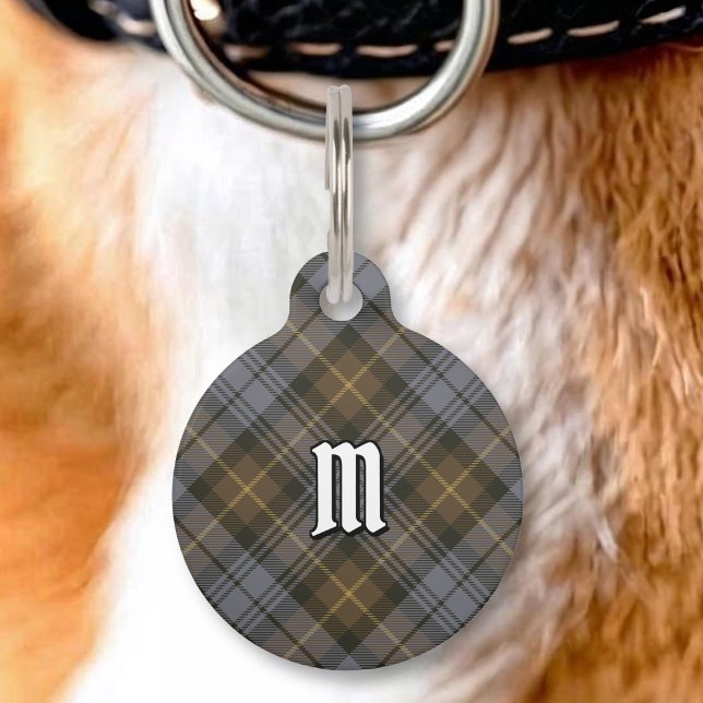 Clan Gordon Weathered Tartan Pet ID Tag (Creator Uploaded)