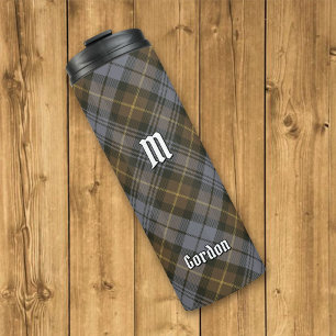Clan Gordon Weathered Tartan Thermal Tumbler