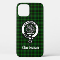 Clan Graham Crest Badge and Tartan