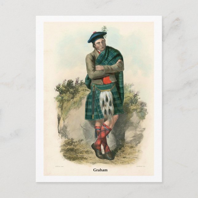 Clan Graham Postcard (Front)