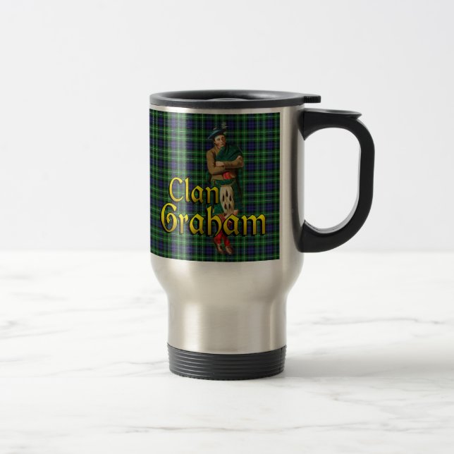 Clan Graham Scottish Dream Travel Mug (Right)