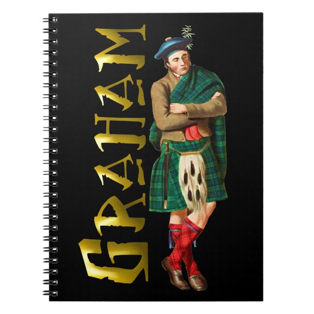 Clan Graham Scottish Highland Dreams Notebook (Front)