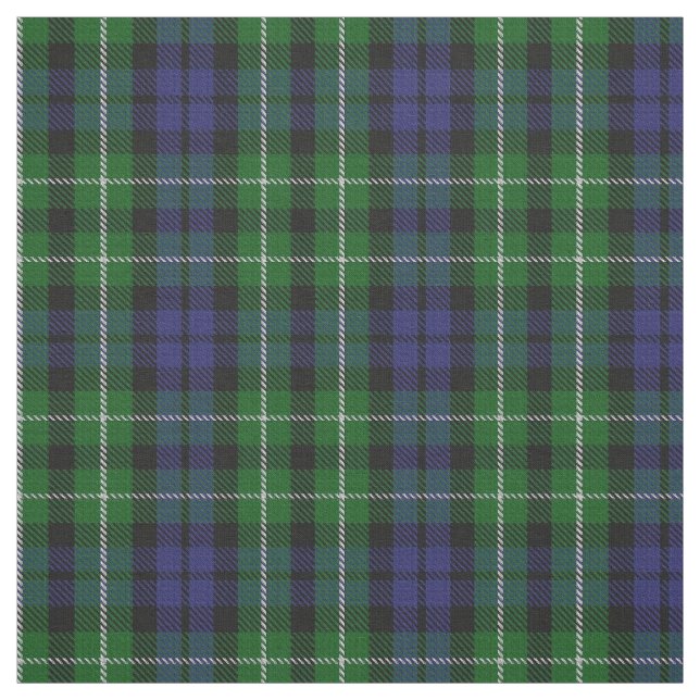 Clan Graham Scottish Tartan Plaid Fabric (Swatch)